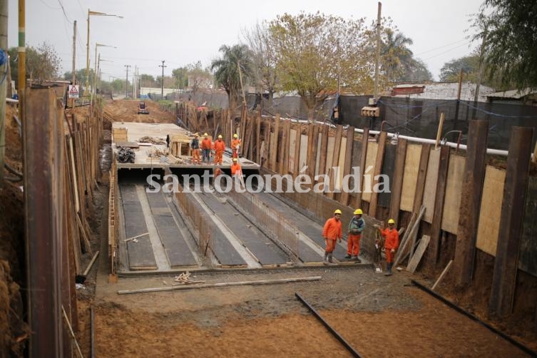 Santa Fe: Intimaron a la empresa que construye el desagüe Espora