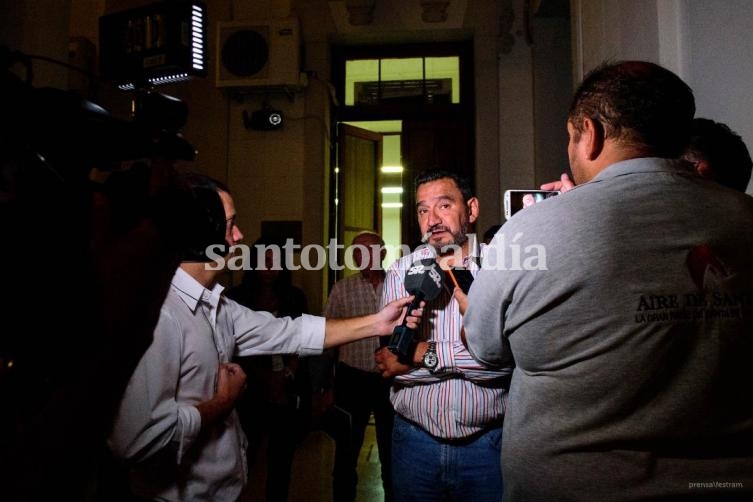 Claudio Leoni, titular de Festram, anunció que no hubo acuerdo en la paritaria municipal.