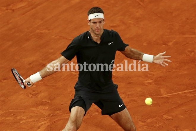 Del Potro debutó con el pie derecho en el Masters 1000 de Madrid