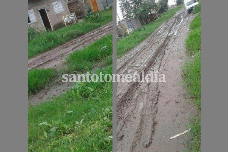 Piden mejoras para calles anegadas del barrio 12 de Septiembre