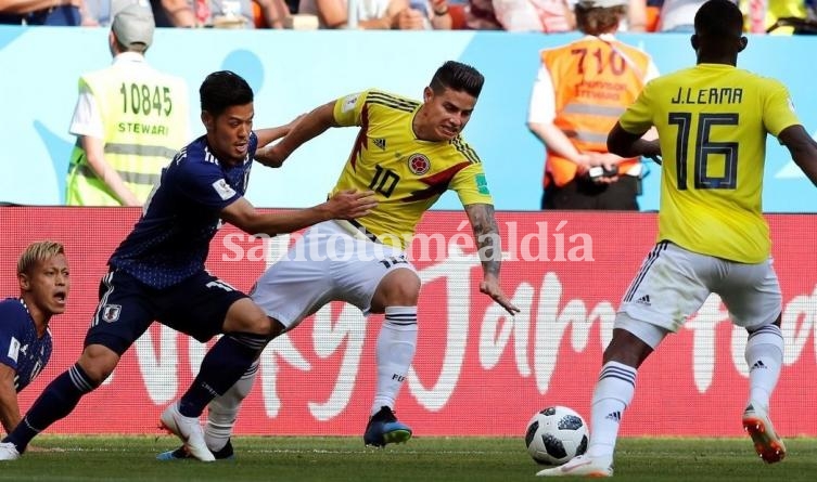 Mal debut de Colombia frente a Japón.