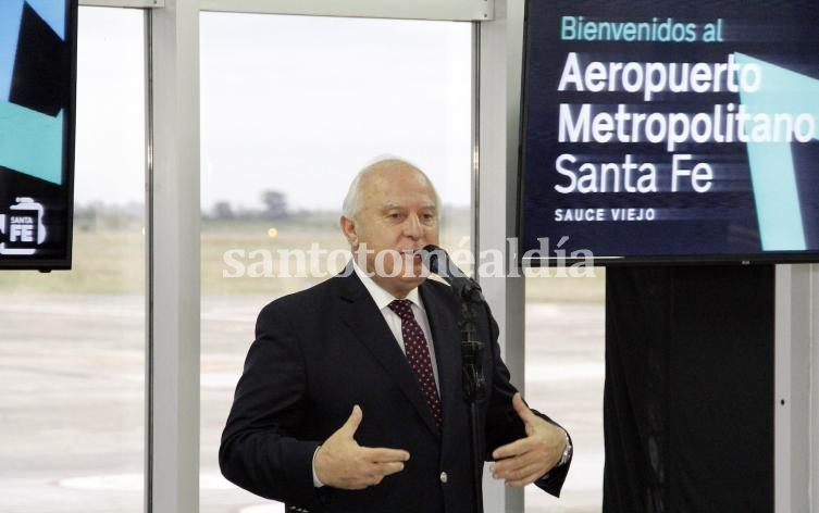 Lifschitz presentó el Aeropuerto Metropolitano Santa Fe