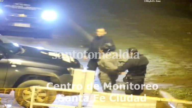 Santa Fe: Tres detenidos por las cámaras de seguridad