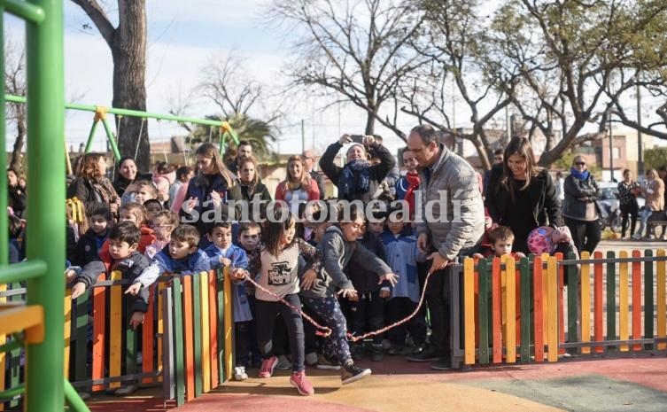 Santa Fe: Inauguraron la plaza del barrio Don Bosco