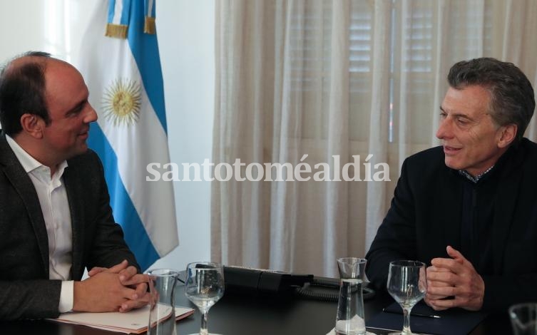 Macri abordó con Corral temas clave para Santa Fe
