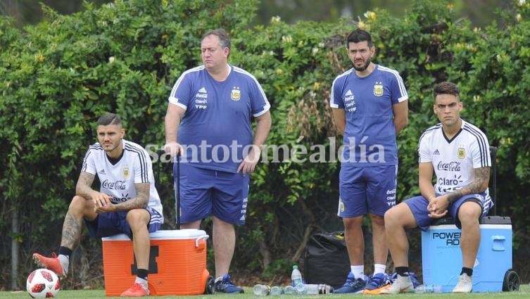 Icardi y Lautaro Martínez con problemas físicos en la concentración de la selección.