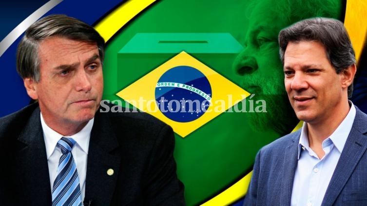 Jair Bolsonaro y Fernando Haddad, los favoritos a disputar la Presidencia en el balotaje.