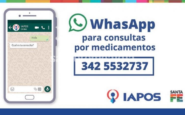 Iapos habilitó un WhatsApp para consultas por medicamentos