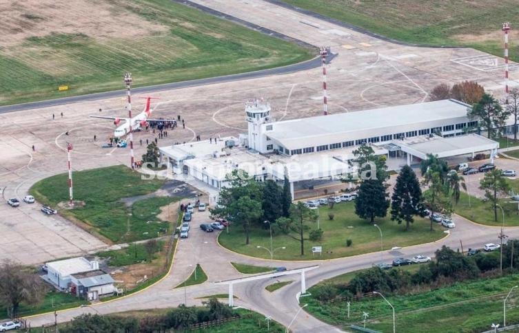 El aeropuerto de Sauce Viejo tuvo record de pasajeros en los dos primeros meses del año.