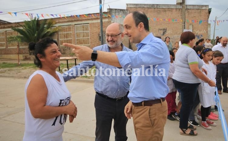 Santa Fe: Inauguraron el pavimento en Aguado y Zazpe