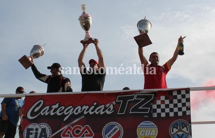 Gonzalo Lazzarotto volvió a ser campeón, como el año pasado. (Foto: Prensa TZ)