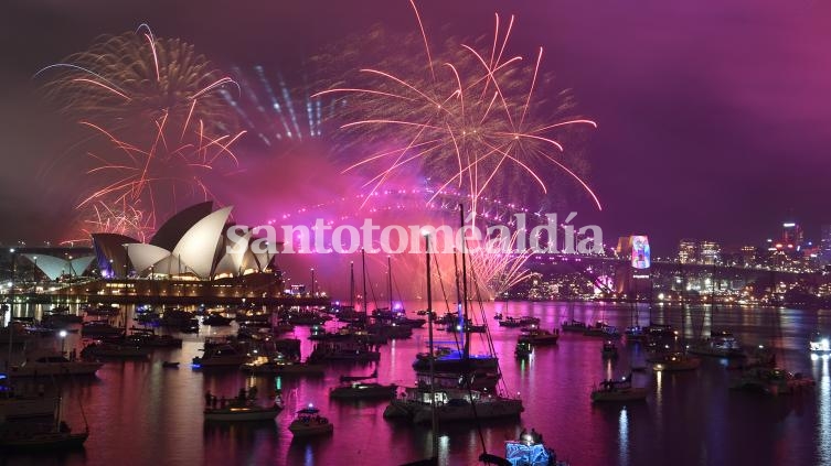  Sidney, Australia, y los festejos por el 2019. (Infobae)