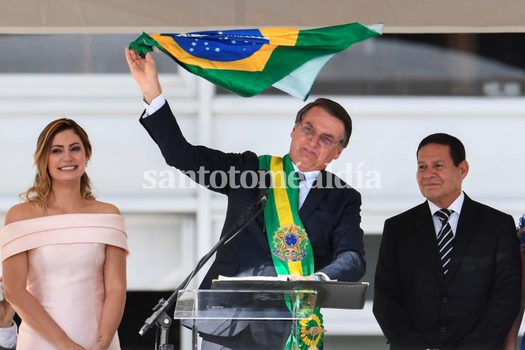 Jair Bolsonaro asumió la presidencia de Brasil. (Foto: Clarín)