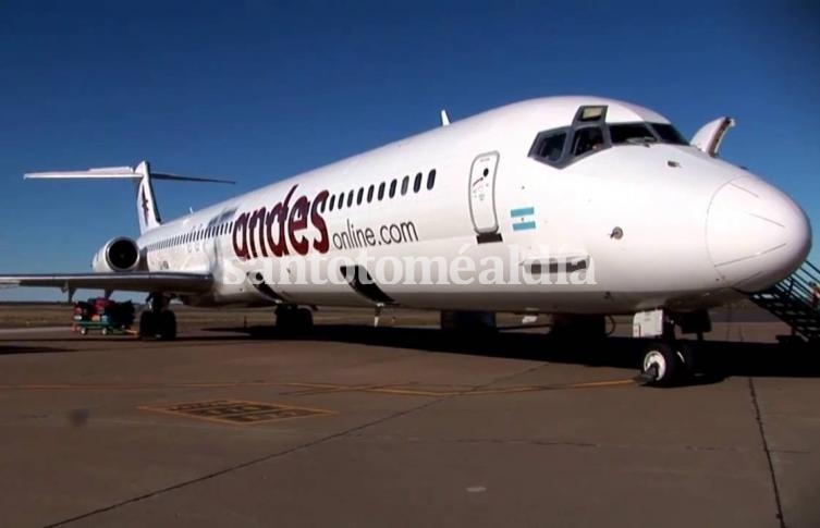 La aerolínea Andes también tiene permiso para volar en Santa Fe