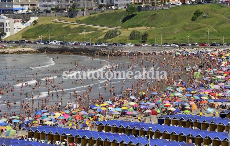 Mar del Plata tuvo un incremento de turistas respecto al año pasado. (Foto: Clarín)