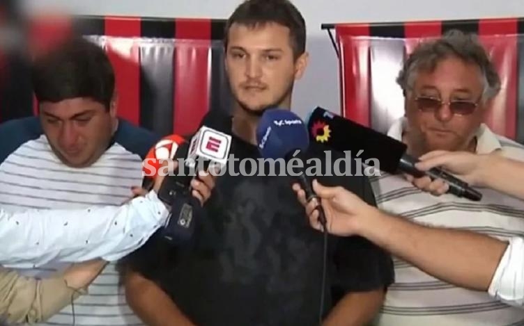 Familiares y amigos de Emiliano Sala brindaron una conferencia de prensa desde Progreso. (Captura del video de la conferencia)