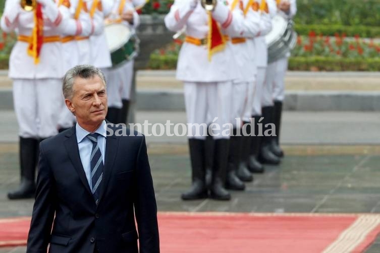 Macri, de gira por la India, Vietnam y Emiratos Árabes. (Foto: Clarín)