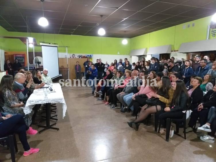 Los precandidatos Zamora y Piaggio presentaron sus propuestas de cara a las primarias.