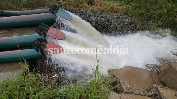 Los reservorios funcionan con normalidad. (Municipalidad de Santo Tomé)