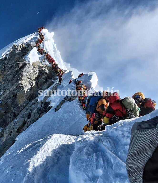 Una gran candidad de escaladores fueron esta semana al Everest, debido a las buenas condiciones meteorológicas. 
