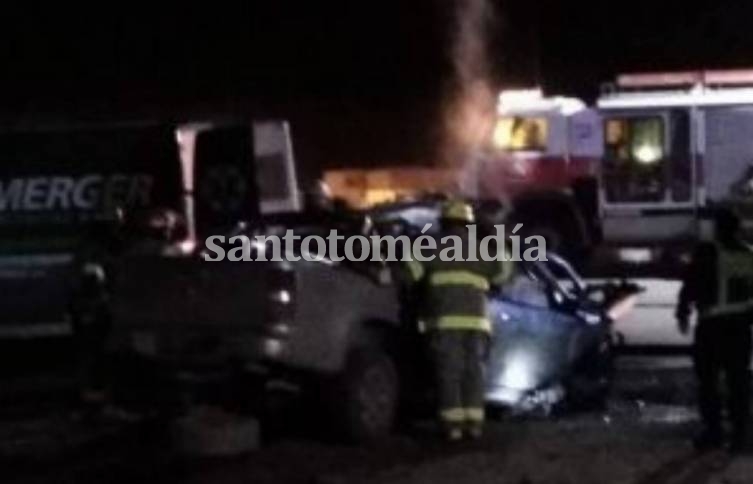Seis muertos en un accidente sobre la Ruta Nacional 34, en Sunchales