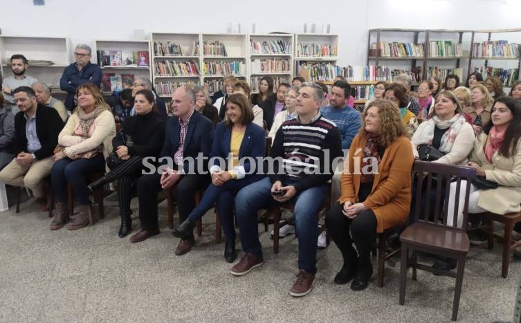El municipio presentó las obras de puesta en valor de la Biblioteca Rivadavia