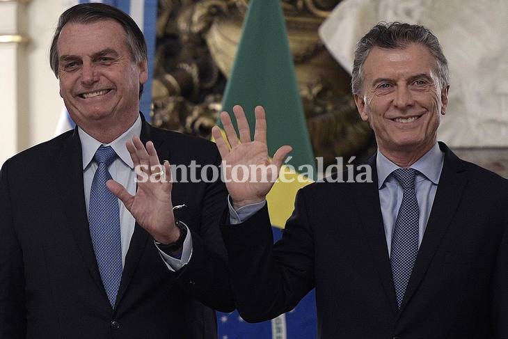 Bolsonaro y Macri se reunieron en Buenos Aires.