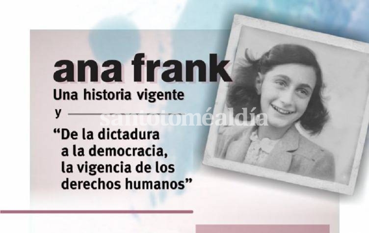 La muestra itinerante sobre Ana Frank llega por primera vez a Santo Tomé.