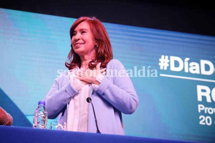Cristina Fernández congregó a una multitud en Rosario