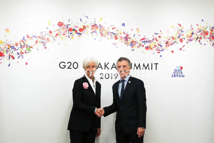 Christine Lagarde, durante la cumbre del G20, junto a Macri (Foto: Presidencia)