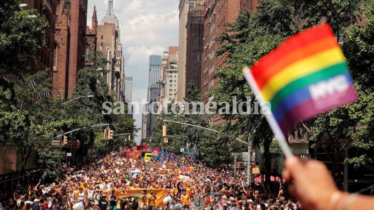 Marcha del Orgullo en Nueva York este domingo. (Foto: AFP)