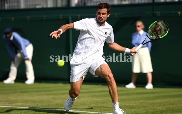 Guido Pella está en cuartos de final de Wimbledon. (Foto: TyC Sports)