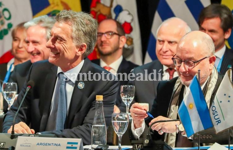 Macri habló en la Cumbre del Mercosur. (Foto: Télam)