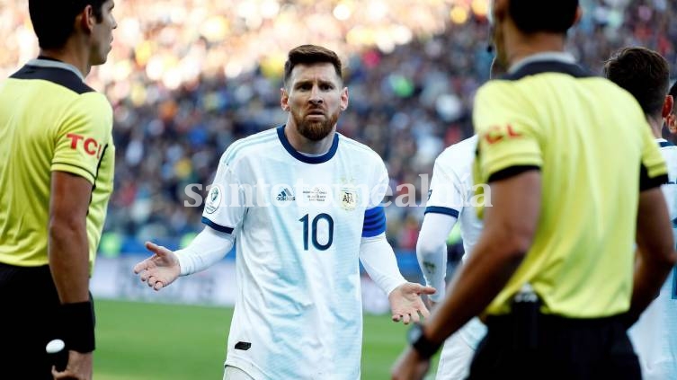 Leo Messi en el partido frente a Chile de la Copa América 2019.  (Foto: EFE)