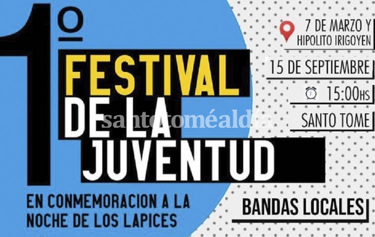 El Frente de Todos de nuestra ciudad invita al primer Festival de la Juventud.