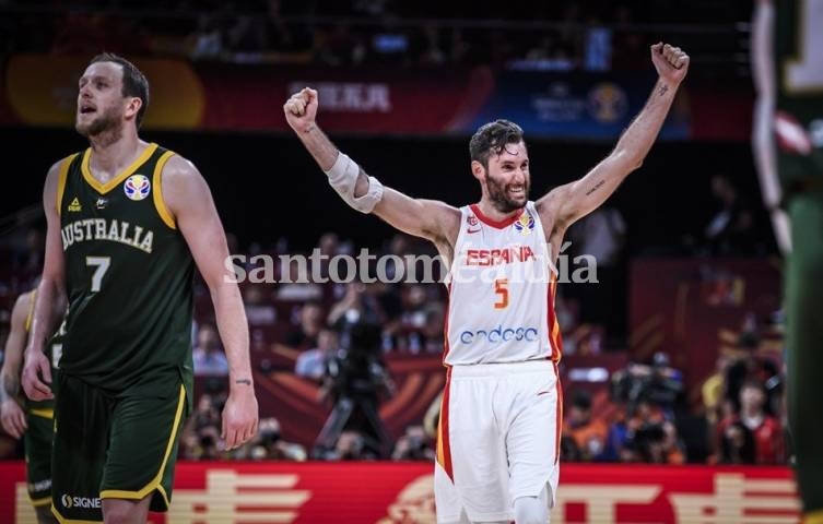 España derrotó a Australia por 95 a 88 y es el primer finalista