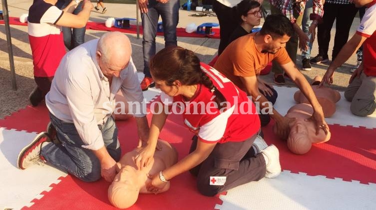 El Municipio y la Cruz Roja concientizaron sobre primeros auxilios
