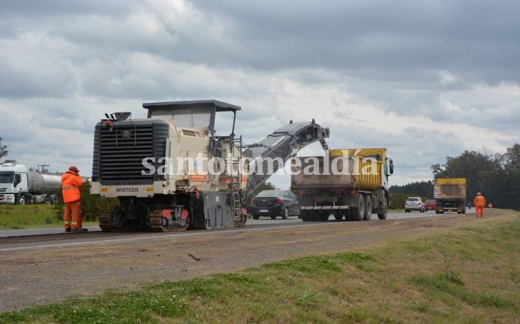 Autopista Rosario-Córdoba: Reparan un tramo de 40 kilómetros en el sur provincial