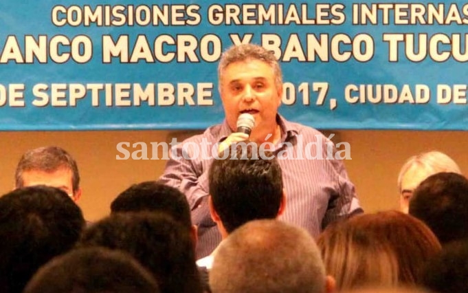 Carlos Rivero, miembro de la Comisión Interna del Macro. (Foto: gentileza)