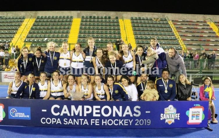 Gimnasia y Esgrima de Rosario se llevó la Copa Santa Fe de Hockey. (Foto: Secretaría de Comunicación Social)