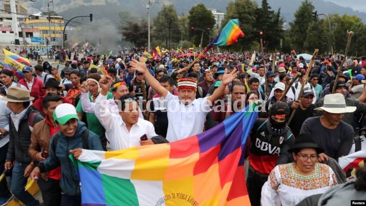 El Movimiento indígena de Ecuador suspendió el diálogo con el Gobierno de Lenín Moreno