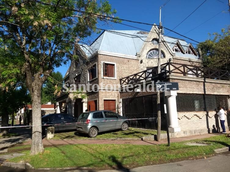 La casa de Pago Largo y Agüero, donde ocurrió el ataque. (Foto: Rosario Plus)