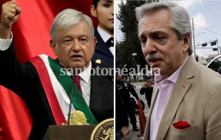 Alberto Fernández viajó a México y se reúne con su presidente, Andrés Manuel López Obrador. (Foto: TN)