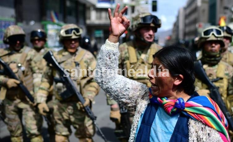 Las protestas continúan en Bolivia después del golpe de Estado. (Foto: AFP)