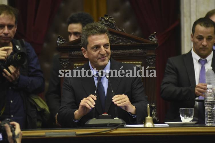 Sergio Massa es el nuevo presidente de la Cámara de Diputados de la Nación. (Foto: HCDN)