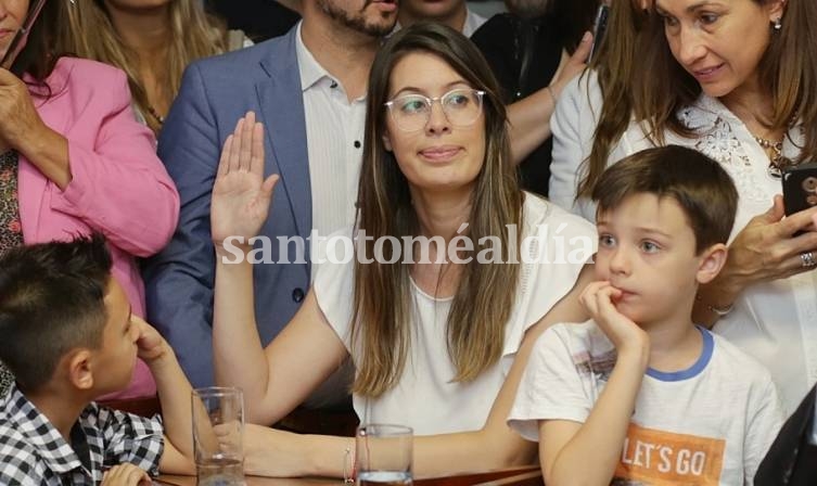 Florencia González, en la sesión preparatoria. (Foto: Prensa Florencia González)