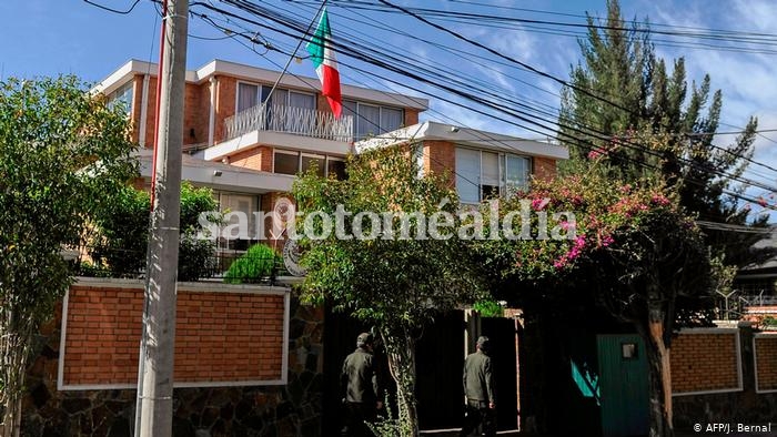 La embajada de México en La Paz. (Foto: AFP)