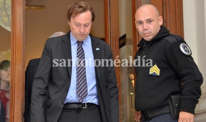 Servio Varisco, durante uno de sus pasos por tribunales. (Foto: Télam)