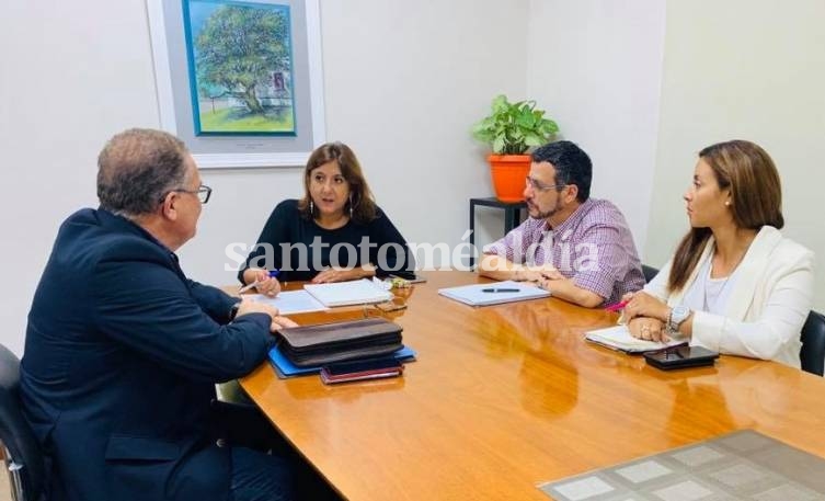 Daniela Qüesta recibió al subsecretario de Gestión Social de la Seguridad de la Provincia