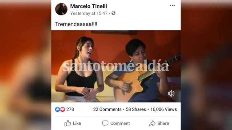 La publicación de Marcelo Tinelli de este miércoles.